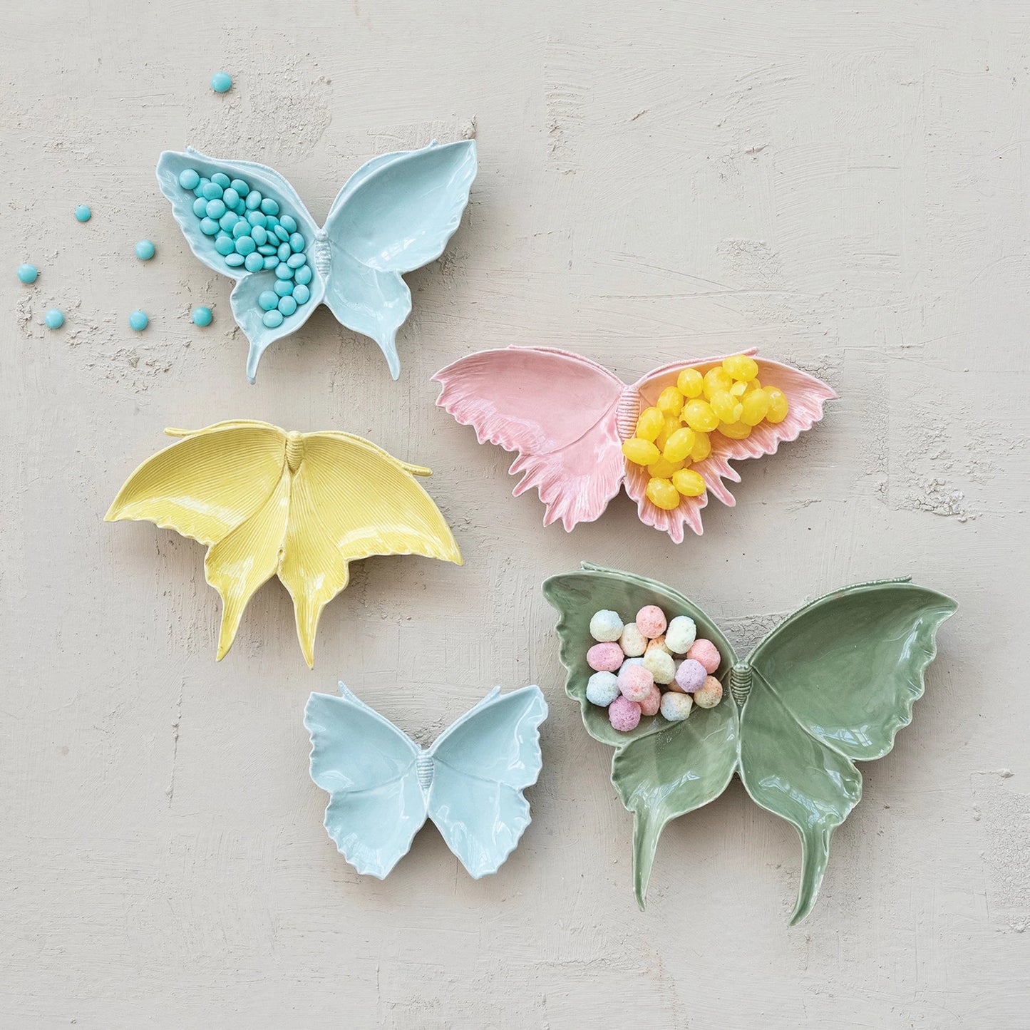 Ceramic Butterfly Shaped Dishes