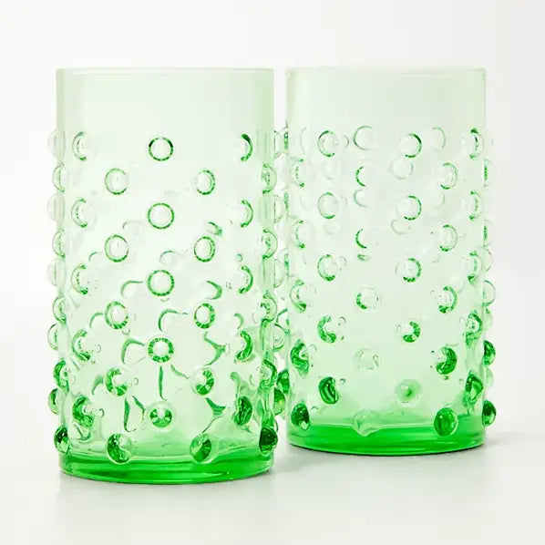 Hi Ball Glass Set, Jade Lime
