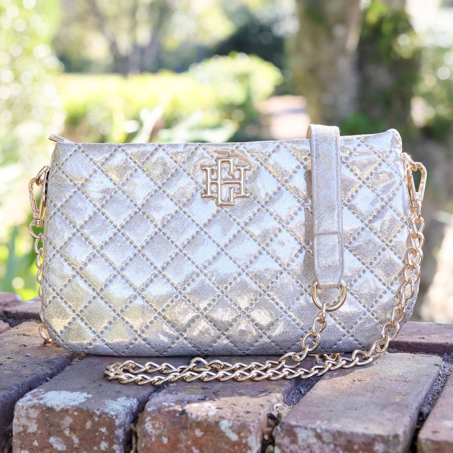 Livi Quilted Crossbody CHAMPAGNE POP