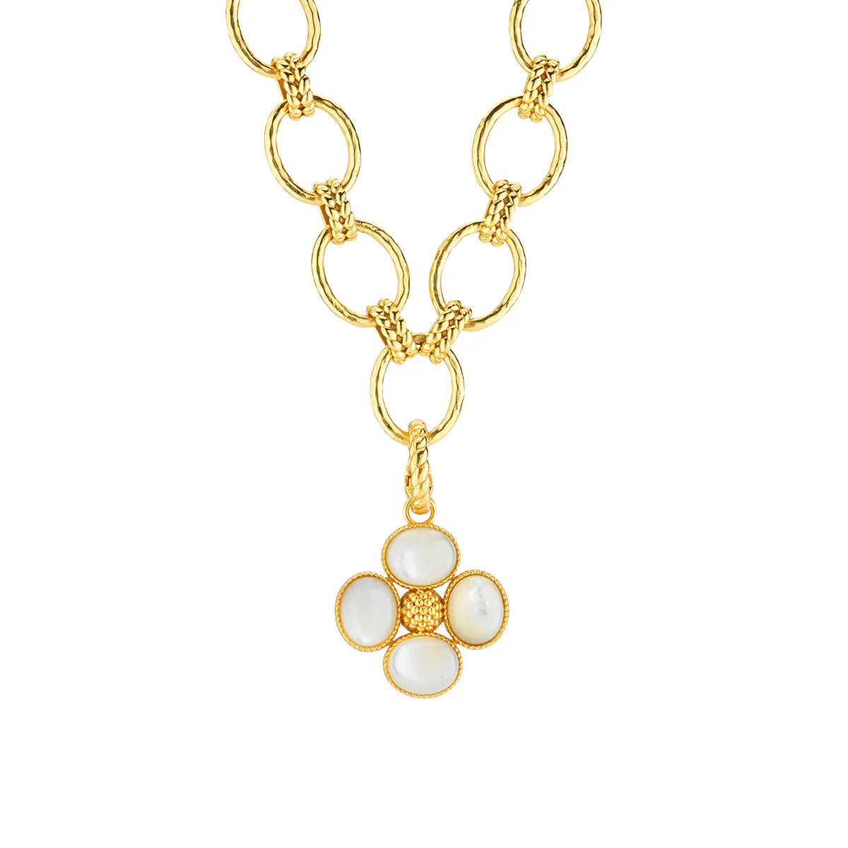 Berry Clover Double Sided Pendant