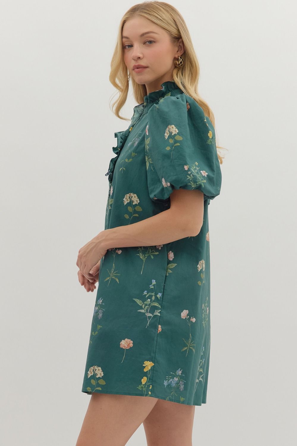 Floral Print Mini Dress