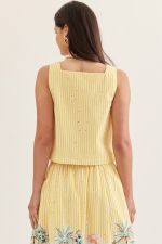 Striped Sleeveless Top