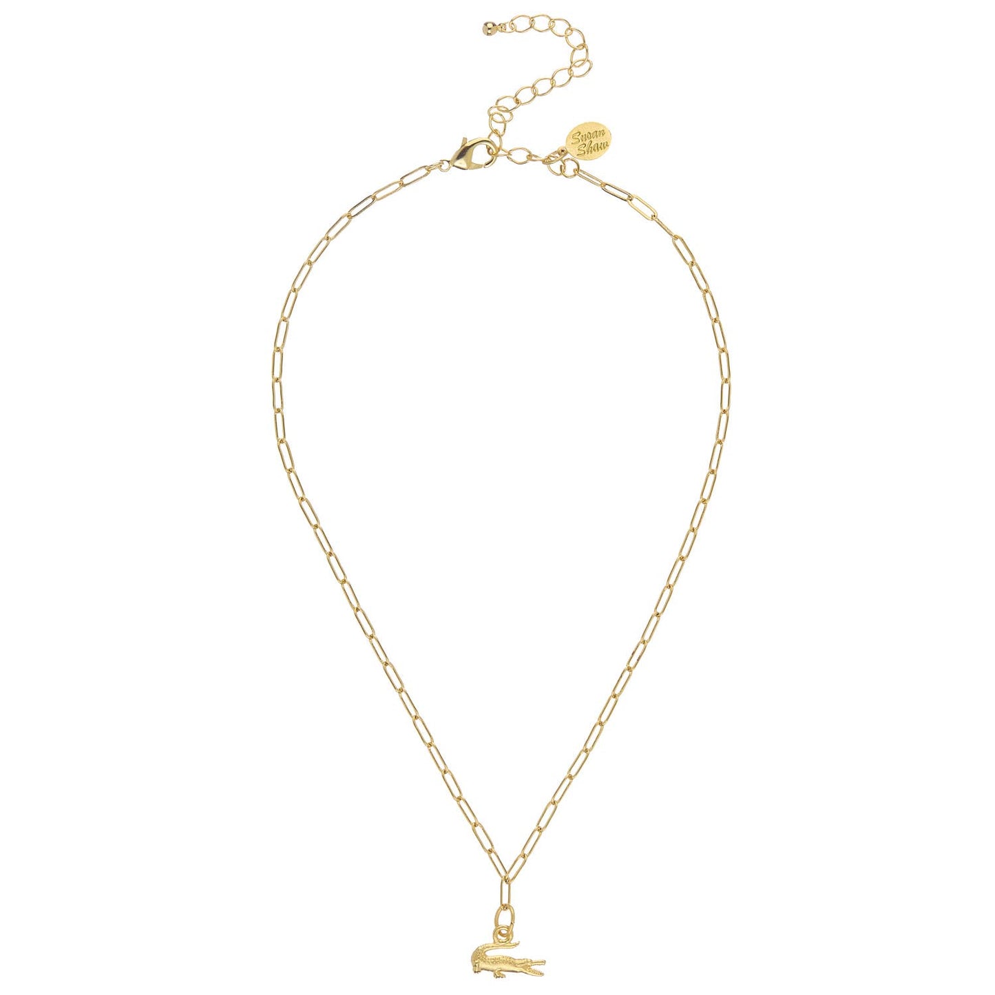 Mini Alligator Paperclip Necklace