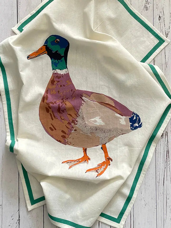 Duck Flour Sack Kitchen Towel S/2