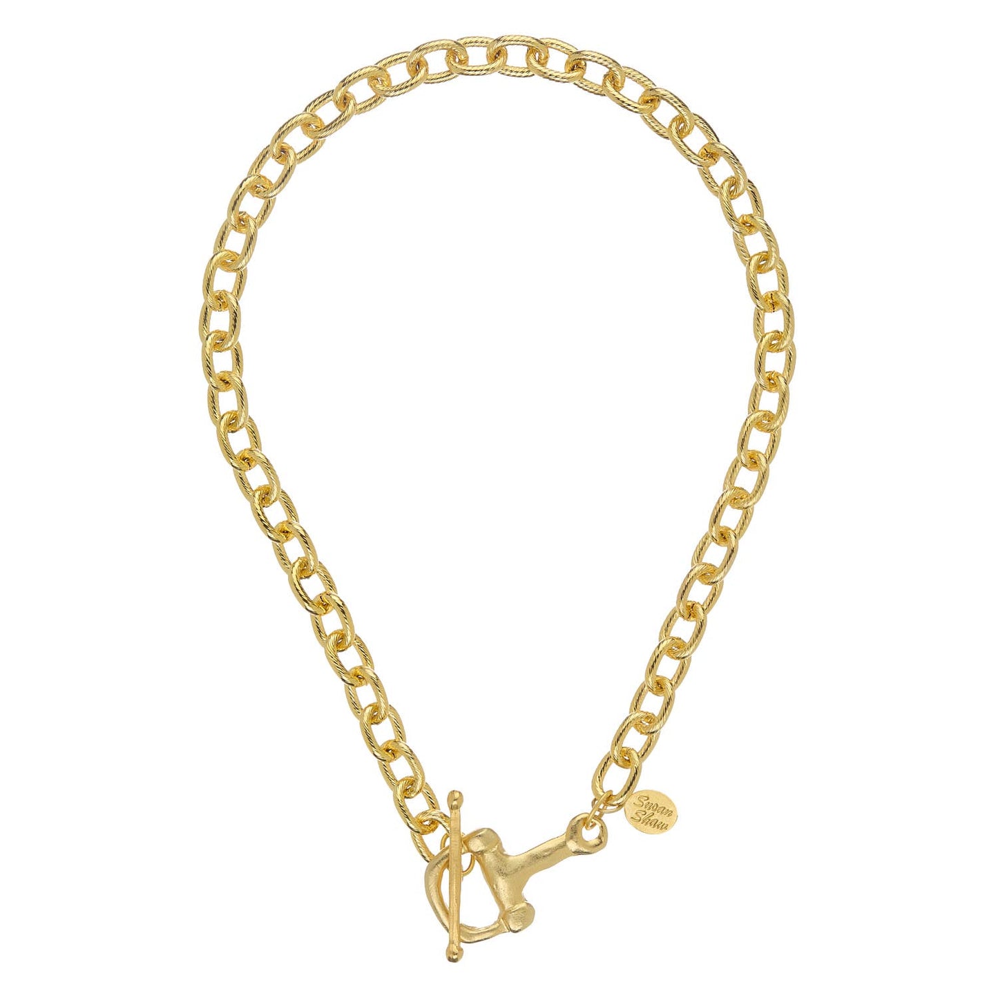 Gold Horse Bit Toggle
