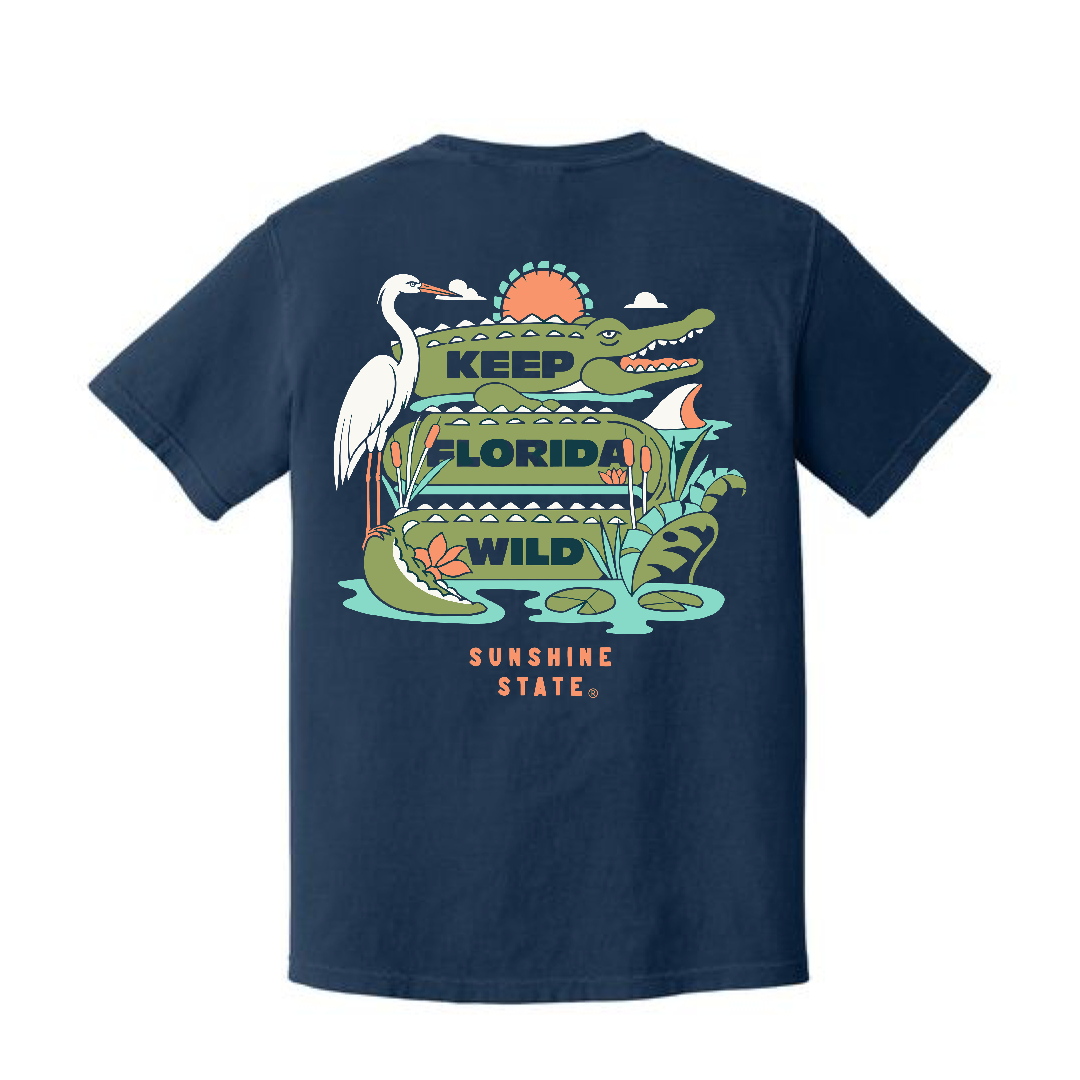 Keep Florida Wild T-Shirt | Florida Gator Graphic: