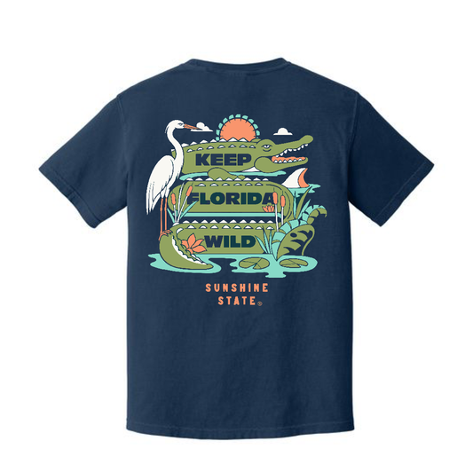 Keep Florida Wild T-Shirt | Florida Gator Graphic: