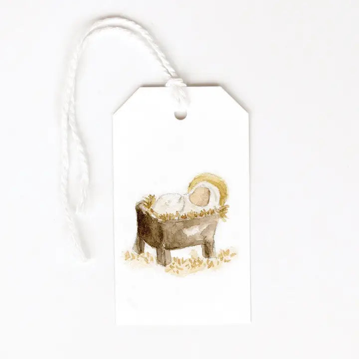 E Lex Manger Baby Gift Tags Pack