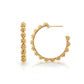 Berry Icon Medium Hoop Earrings - Gold