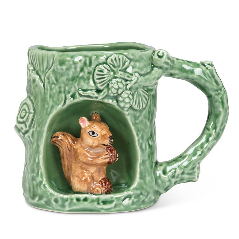 Nature Inspired Mug with Alcove-Squirrel