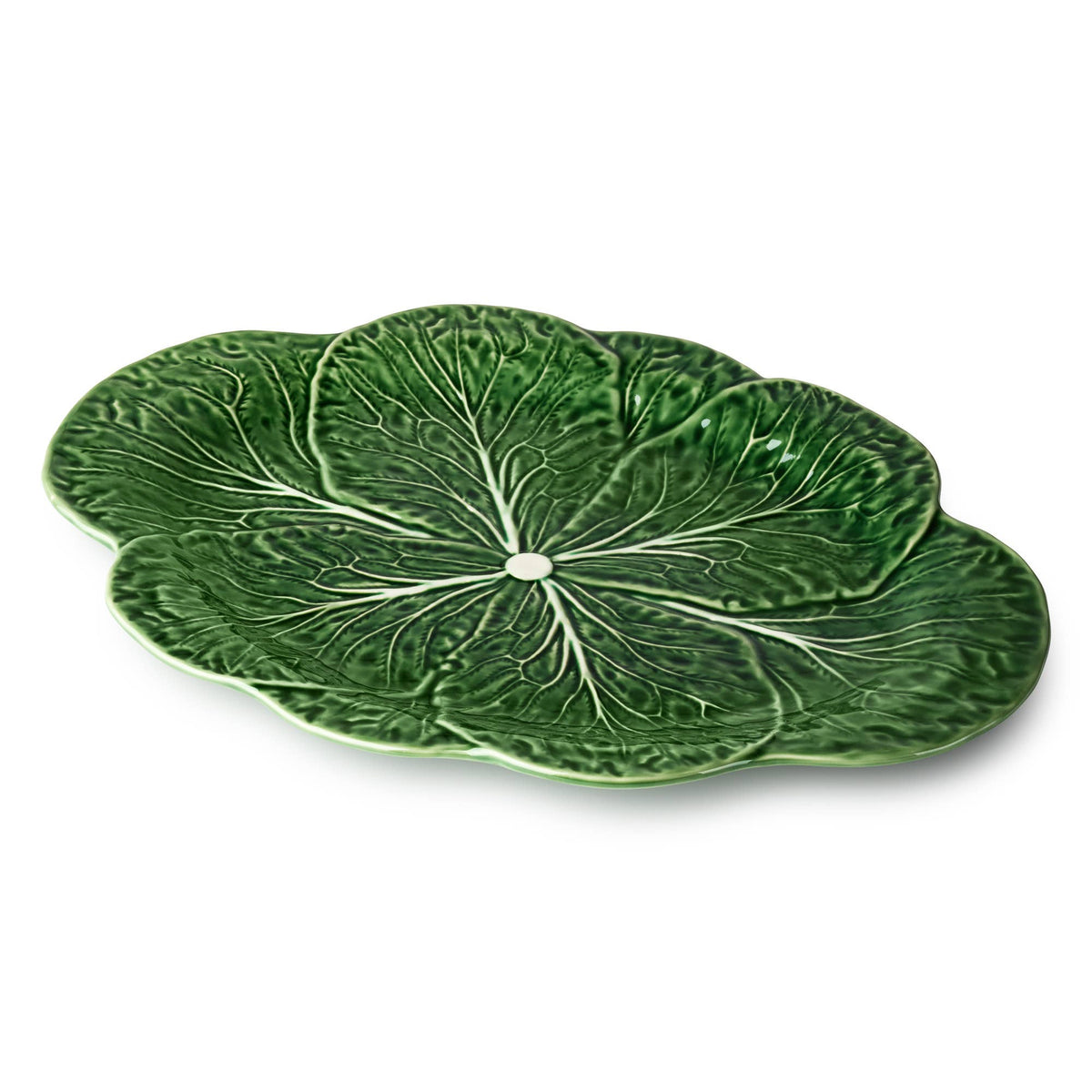 Le Jardin Cabbage 3-D Oval Platter
