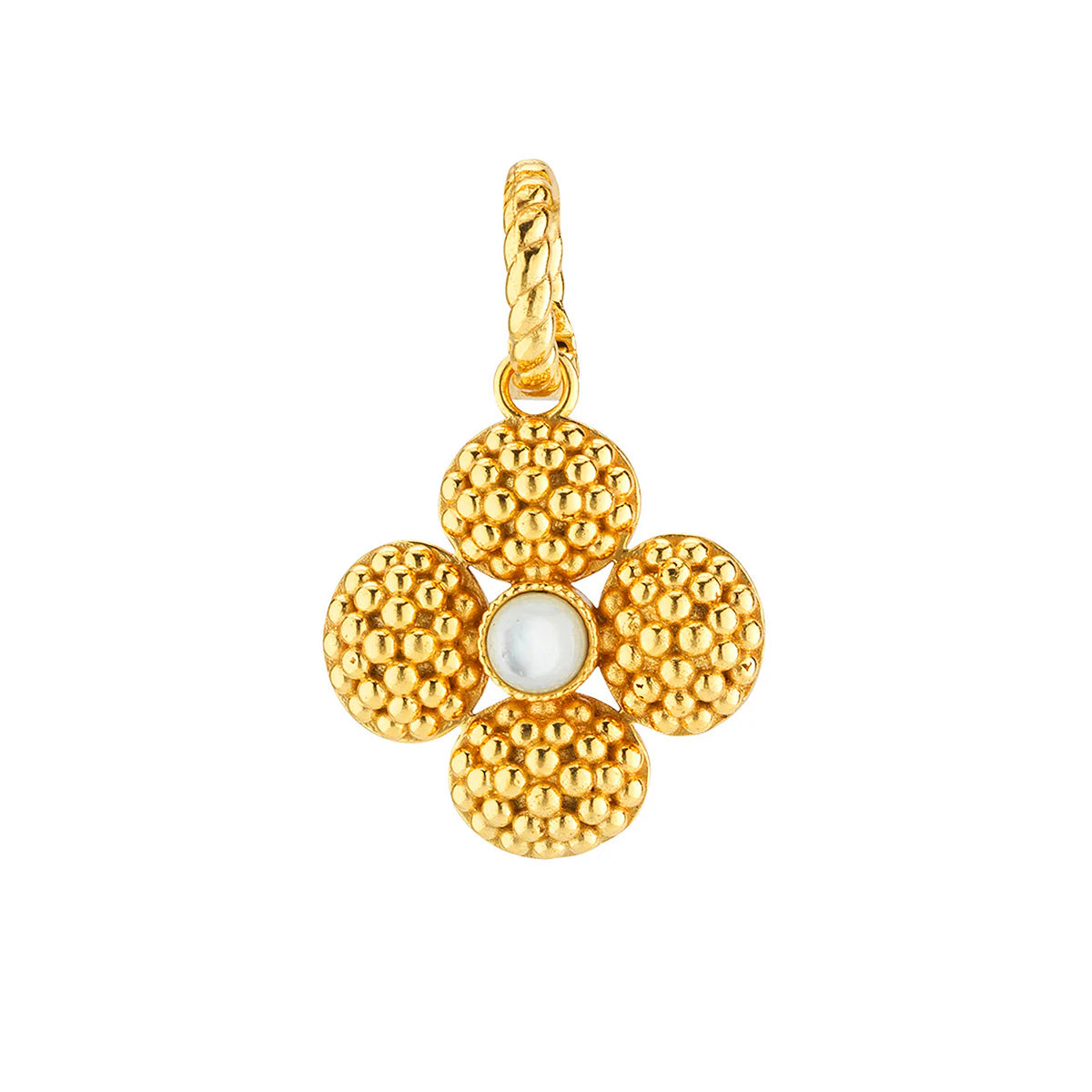 Berry Clover Double Sided Pendant