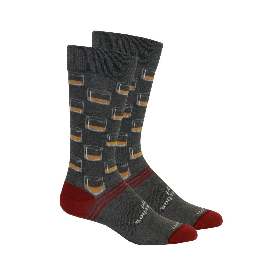 Neat (Bourbon) Socks: Navy