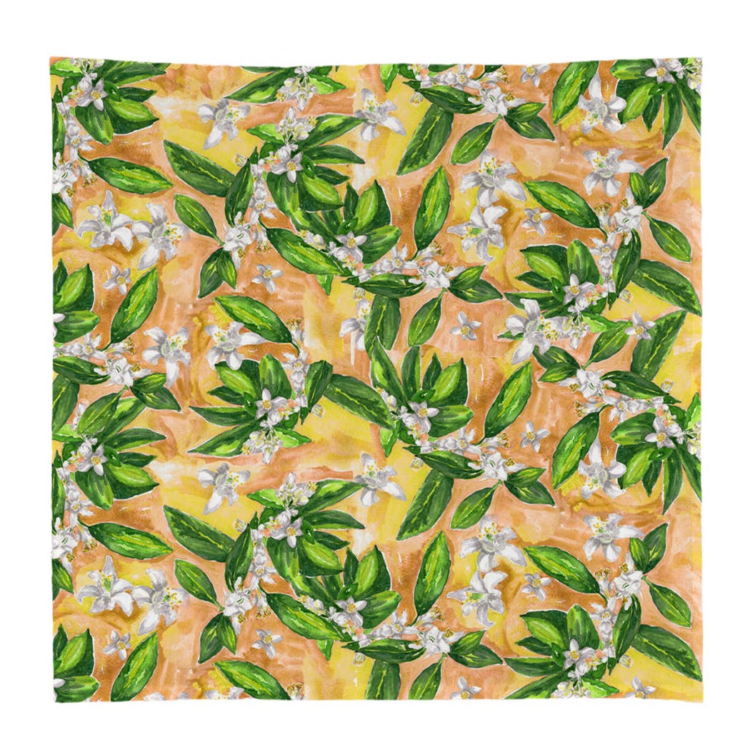 Orange Grove Square Dish Towel