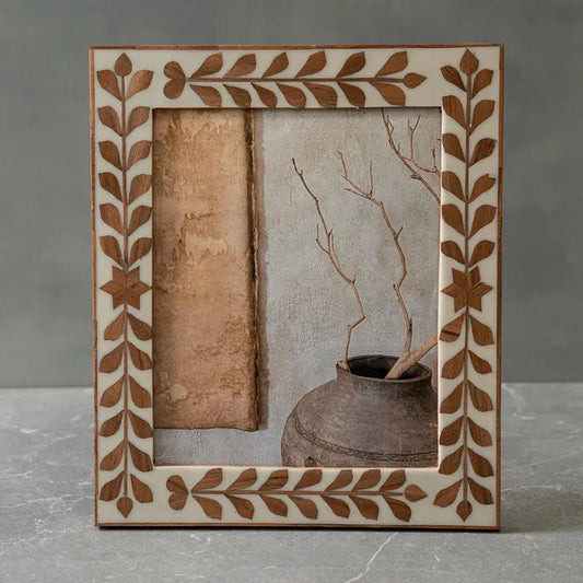 Floral Wood Frame