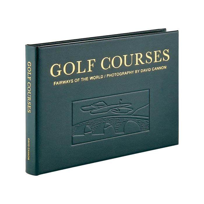 Leather Gift Book:  Golf Courses, Fairways of the World