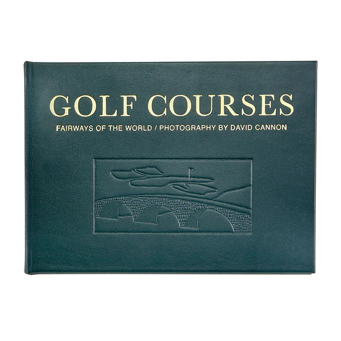 Leather Gift Book:  Golf Courses, Fairways of the World