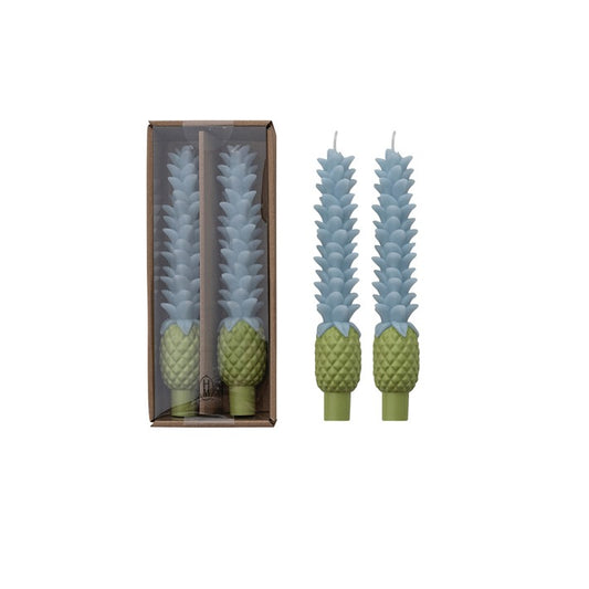 S/2 Pineapple Candles in Box