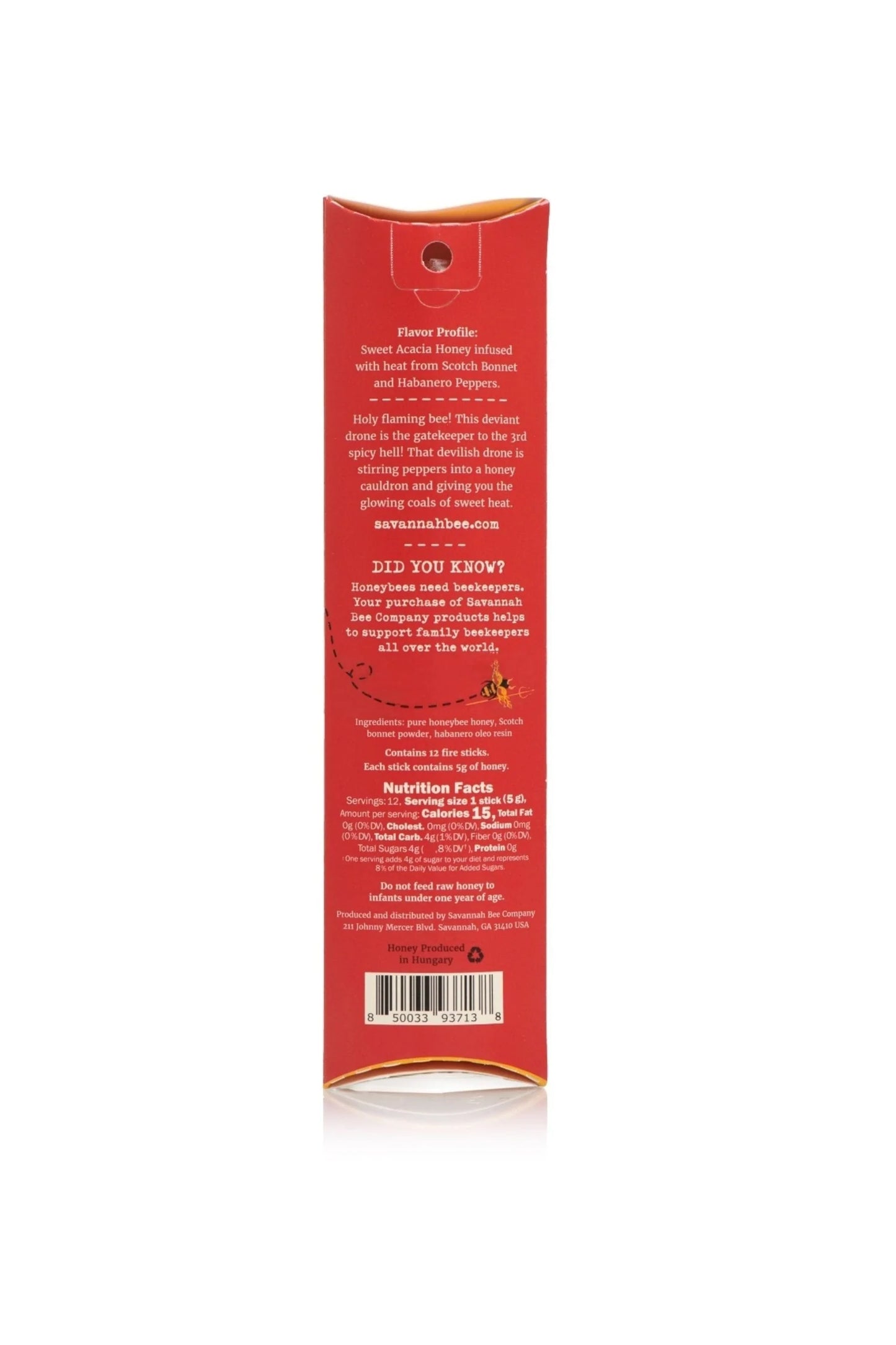 Hot Honey Fire Sticks 12 pack