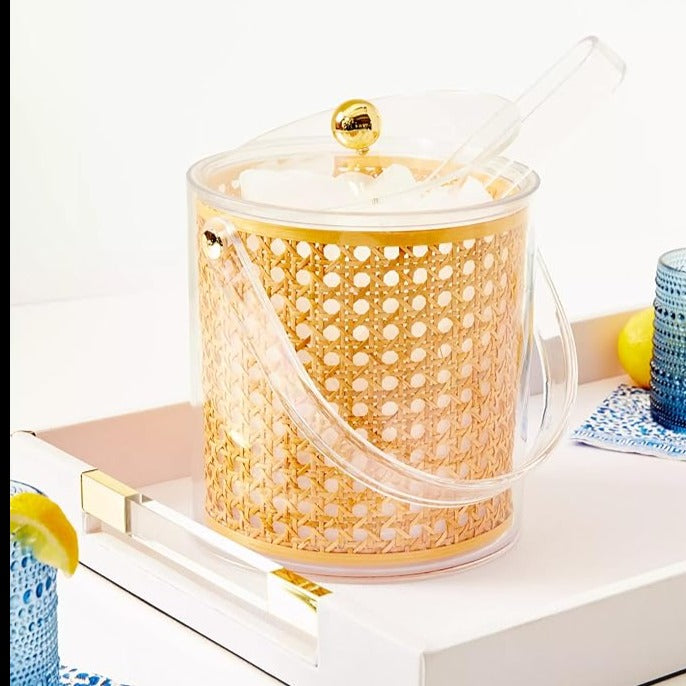 Lilly Pulitzer Ice Bucket w/ Tongs