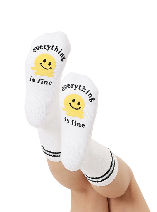 It's Fine Fuzzy Crew Socks