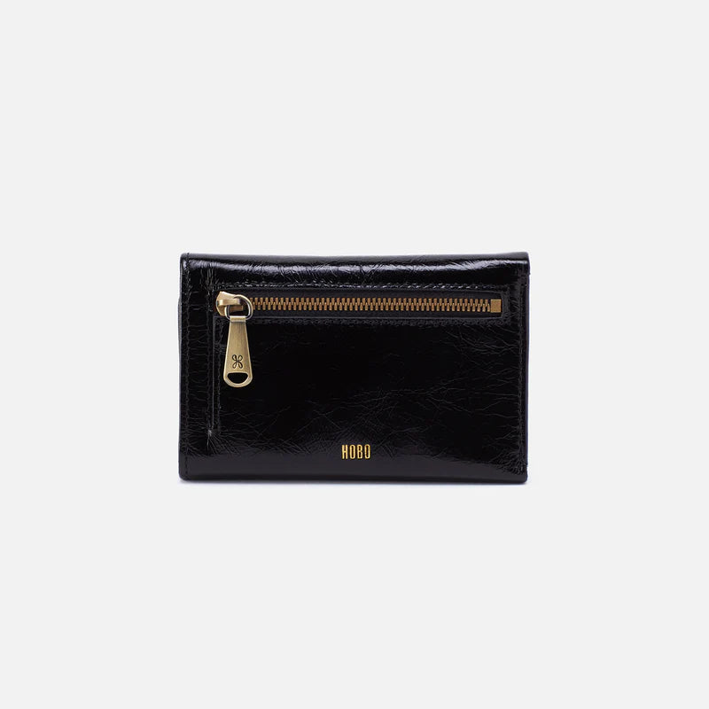 Jill Trifold Wallet - Black