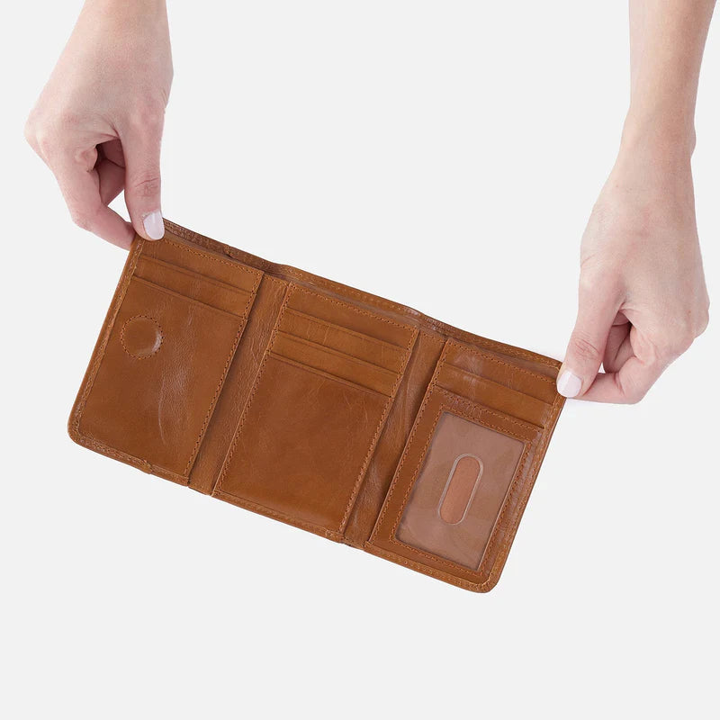 Jill Trifold Wallet - Truffle