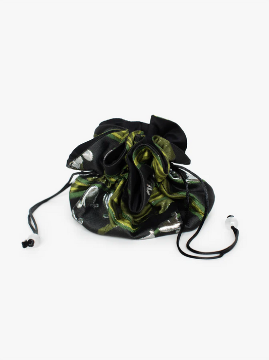 JOSIE jacquard jewelry pouch Lily of the Valley