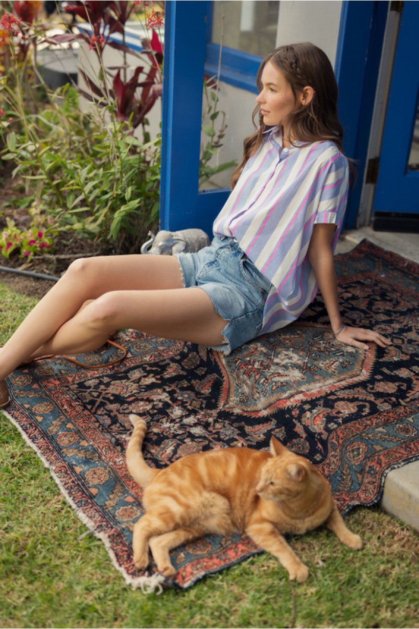 Striped Top Pink