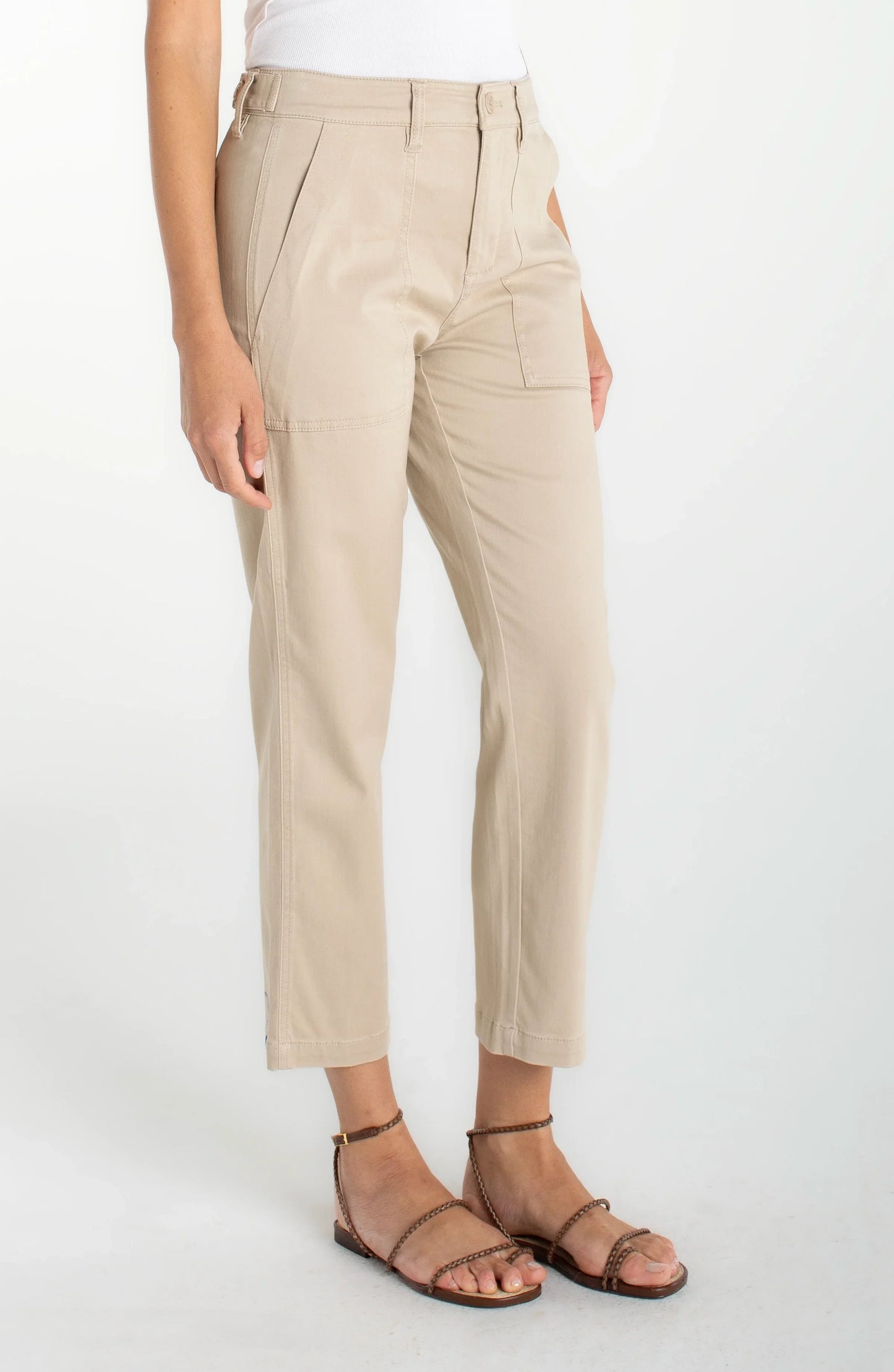 Utility Crop Pant - Safari Sand