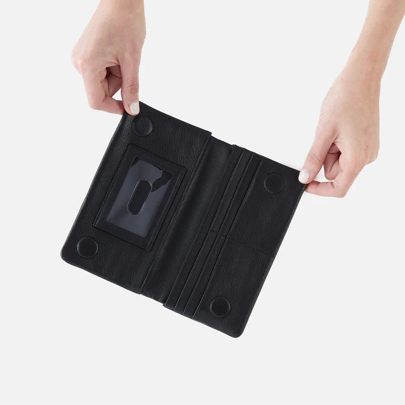 Lumen Continental Wallet - Black