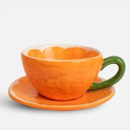 Mandarie Cup and Plate Set