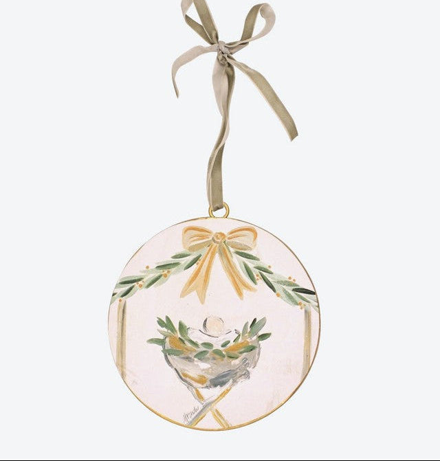 6" Metal Disc Manger with Bow