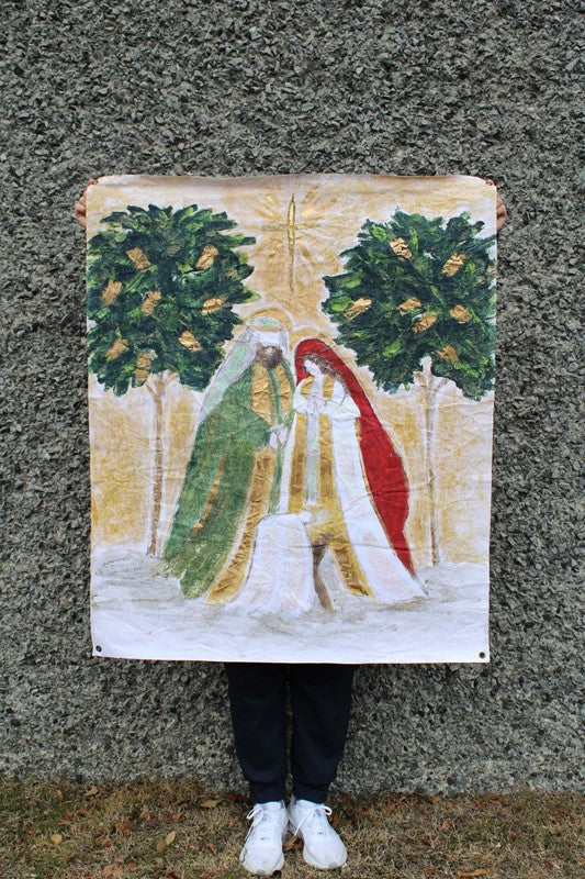 38x46" Art Paper, Holy Family