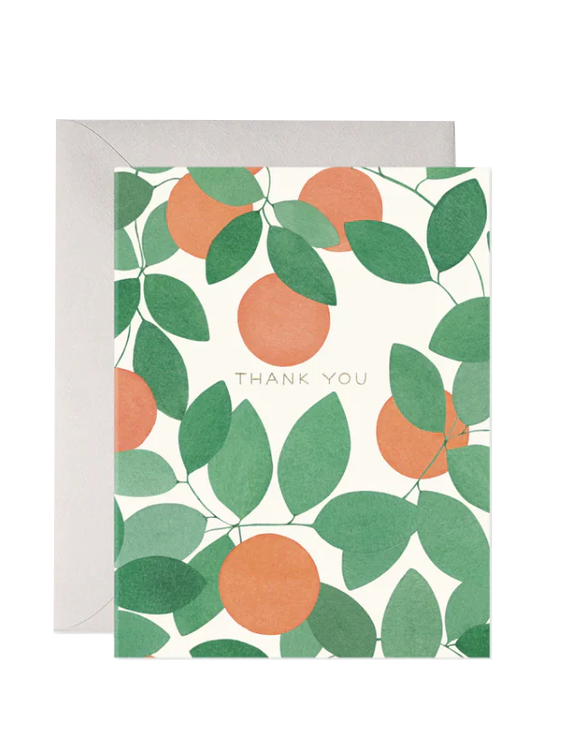 Orange Grove Thank You Card