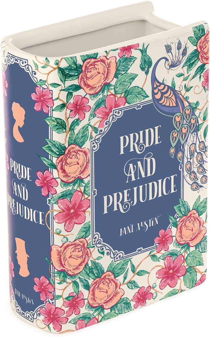 Pride and Prejudice Book Vase