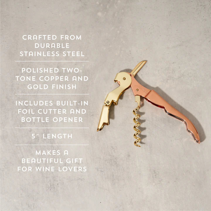 Copper Gold Corkscrew