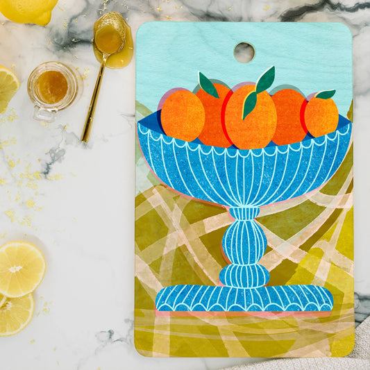 Cutting Board New Oranges by Sewzinski