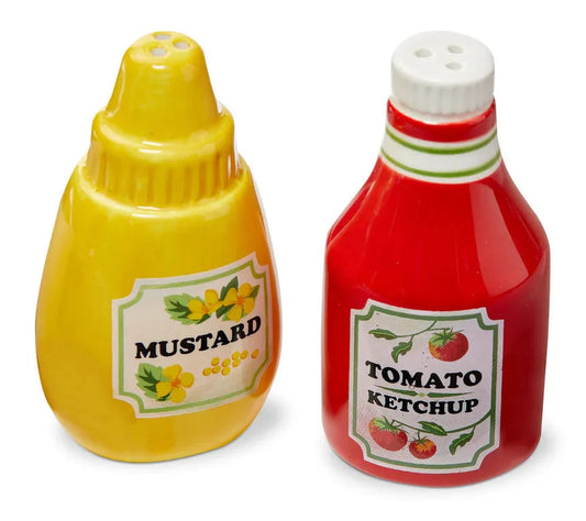 Ketchup and Mustard Salt/Pepper Shakers