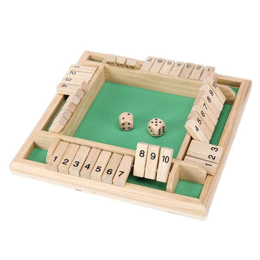 Shut the Box Wooden Board Game