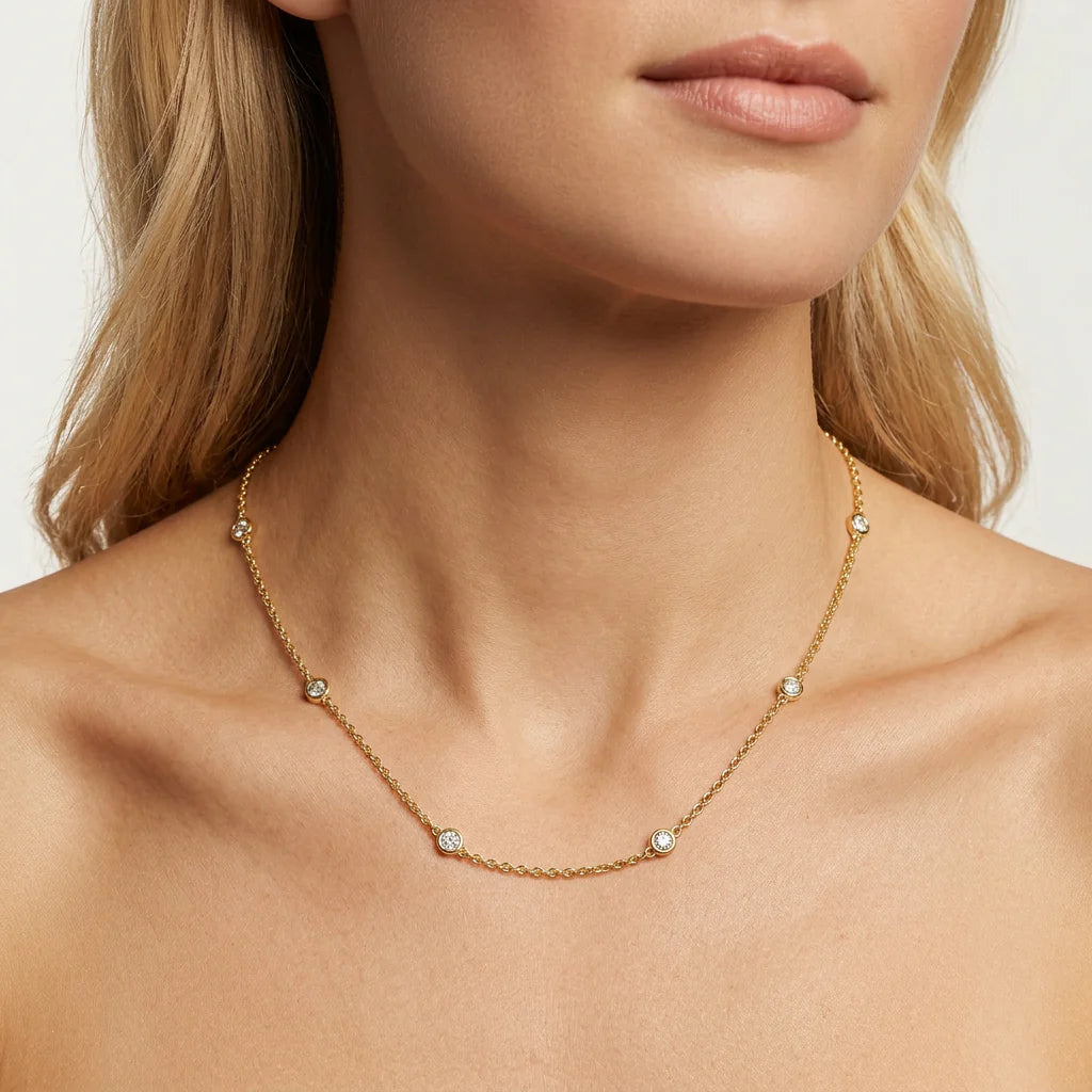 In the Loop Chain Necklace - Gold