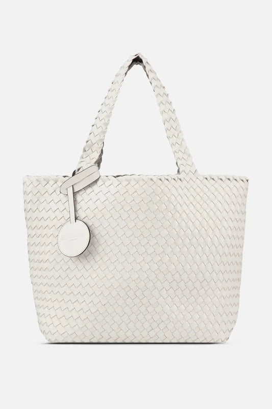 White/Silver Tote - Isle Jacobsen