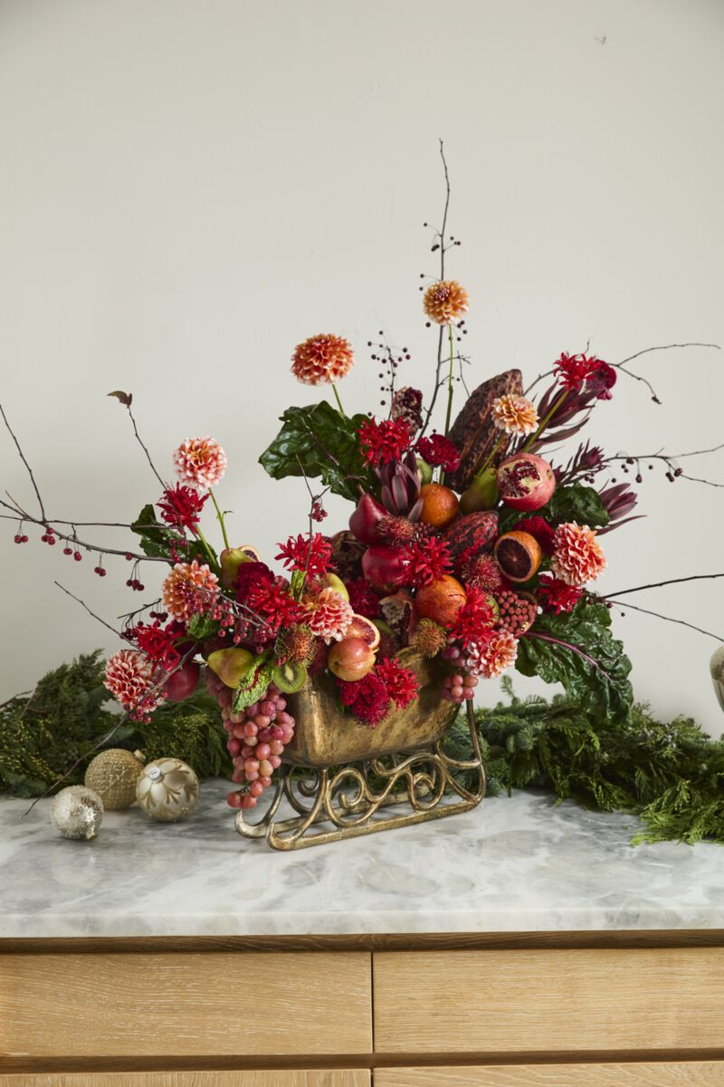 Vintage Sleigh Planter