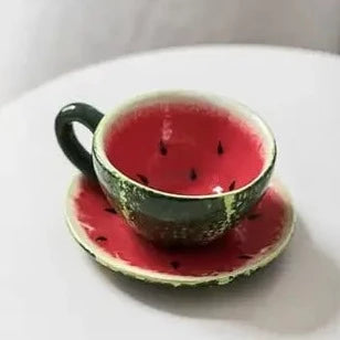 Watermelon Cup and Plate Set