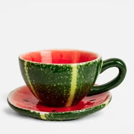 Watermelon Cup and Plate Set