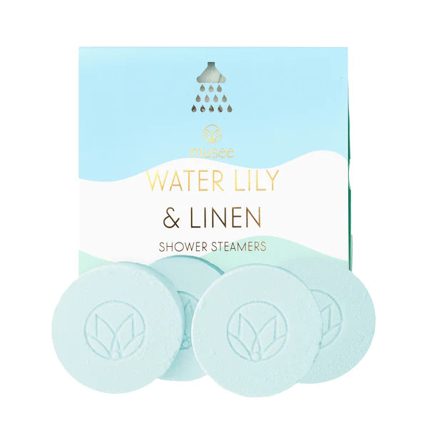 Water Lily & Linen Shower Steamers