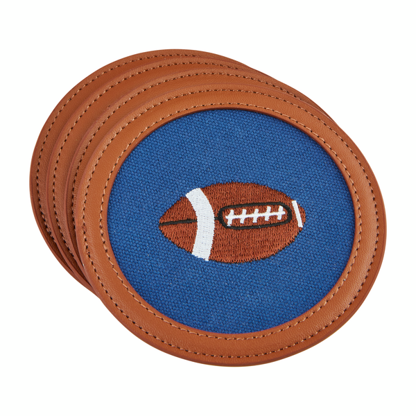 Football Emb Icon Coaster