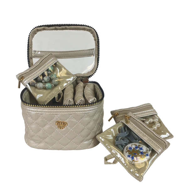 Getaway Weekender Jewelry Case - Gold