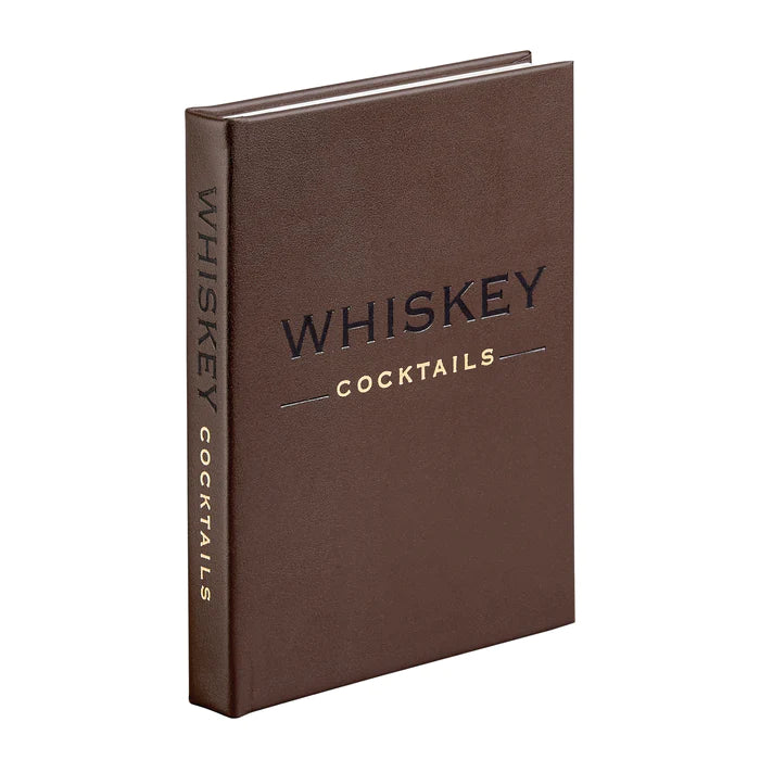 Leather Gift Book:  Whiskey Cocktails