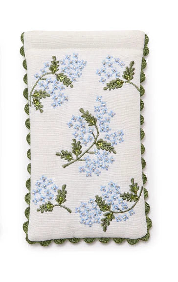 Hydrangea Fabric Eyeglass Case